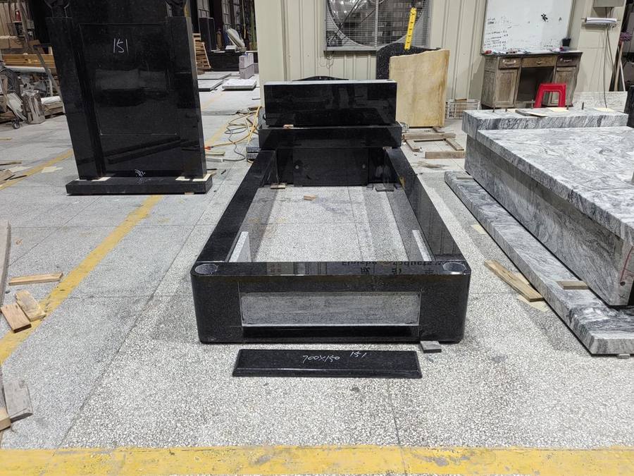 Memorial in production at the workshop