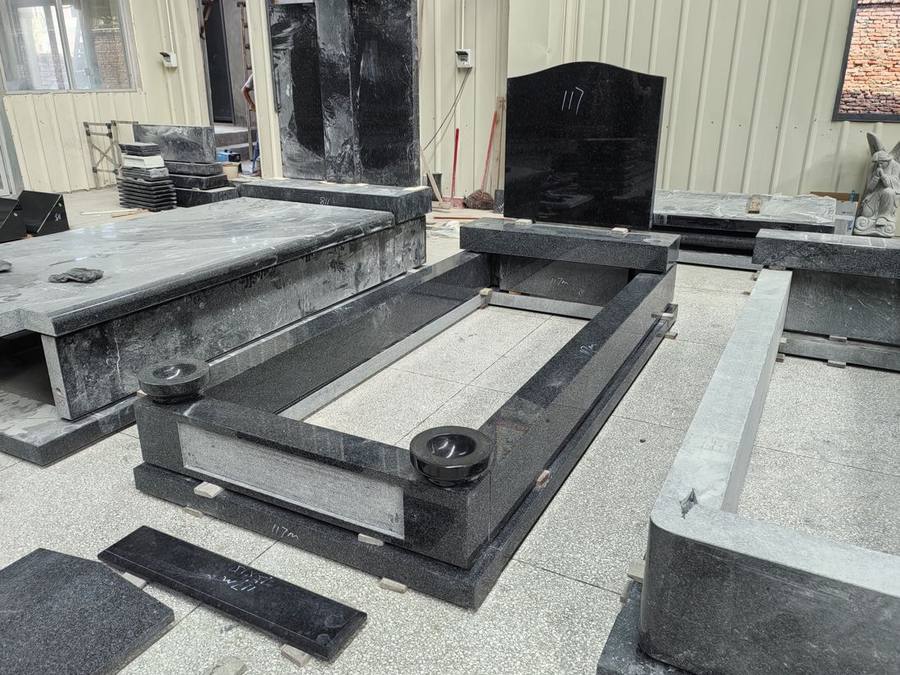 Memorial in production at the workshop