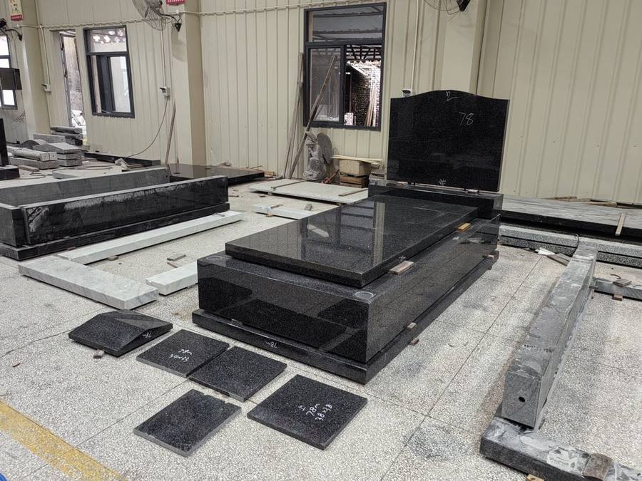 Memorial in production at the workshop