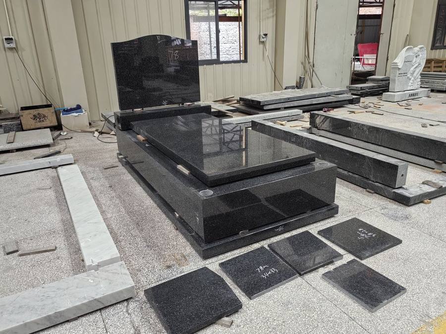 Memorial in production at the workshop