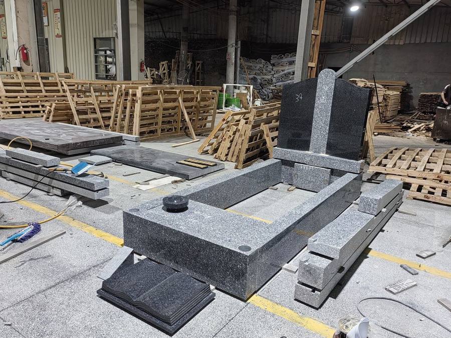 Memorial in production at the workshop