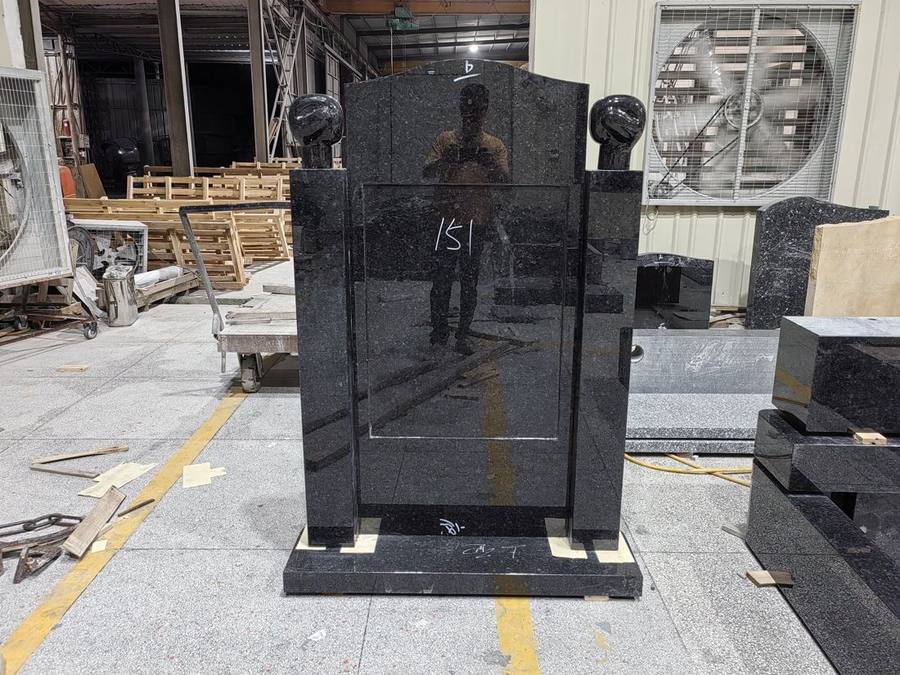 Memorial in production at the workshop